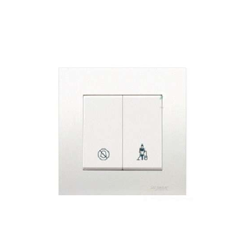 Bộ Công Tắc “Không Làm Phiền”, “Xin Dọn Phòng” Vivace Schneider KB32SDC_WE_G19, 86x86mm, Màu Trắng, 8 Cái / Hộp, 80 Cái / Thùng