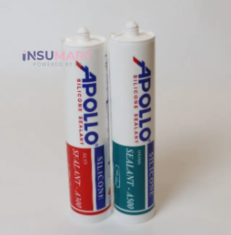 Keo Silicon Apollo A300, Trong Suốt, 300ml / Ống