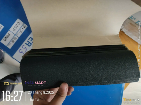 Giấy Nhám Tờ P80, Khổ A4, 28x23cm