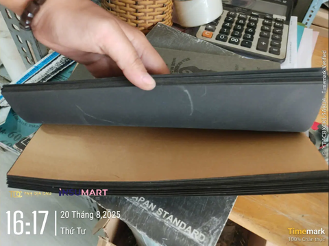 Giấy Nhám Tờ P600, Khổ A4, 28x23cm