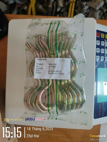 Chốt Chẻ R Xi Mạ Vàng, 6 x 120mm