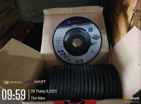 Đá Mài Sắt Bosch 2608600263, 125x6.3x22.2mm