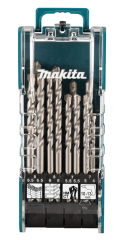 Bộ 12 Cái Mũi Khoan Tường Chuôi Kẹp Makita D-73511