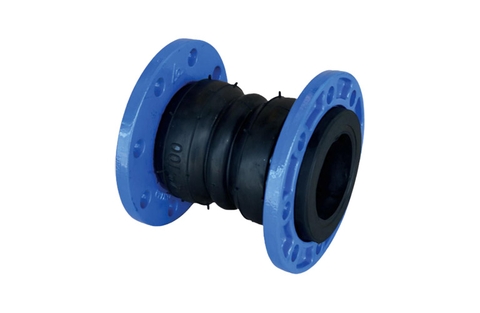 Khớp Nối Mềm Cao Su 2 Cầu Shin Yi TSEJ DN50 Đến DN300, 60mm Đến 325mm, Xanh Dương
