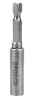 1/4'' x 60mm, 6.35mm Đầu Nối Chuôi Lục Giác Brosco BRH14YT060, 10 Cái / Hộp, 100 Cái / Thùng
