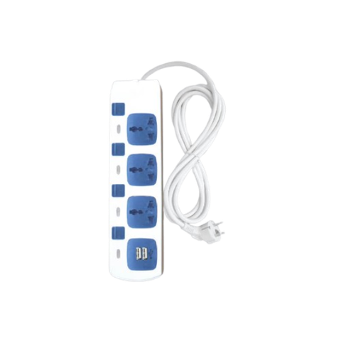 Ổ Cắm Đa Năng MPE AM3S-2USB, Chiều Dài Dây 3m, 1 Cái/Hộp, 24 Cái/Thùng