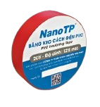 Băng Keo Điện NanoTP BKDO125-20Y, 125 Mic, 12.5cm x 20Y, Đỏ, 10 Cuộn / Lốc