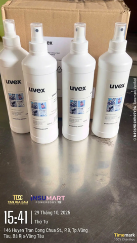 Dung Dịch Vệ Sinh Tròng Kính Uvex 9972-101, 500ML / Chai