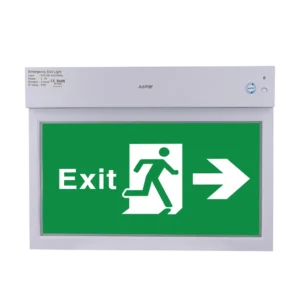 Đèn LED Thoát Hiểm 3W MPE EX-P 1 Mặt Chỉ Hướng Phải, 357x225x28mm, 10 Cái/Thùng