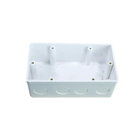 Hộp Nhựa Âm Tường Vuông Đôi Kiểu Anh MPE A157V2, 135x75x50mm, 72 Cái/Thùng