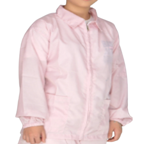 Áo Khoác Jacket Cổ Hình V Có 2 Túi 2 Bên, Cỡ S Đến 3XL, Hồng