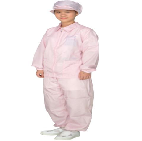 Bộ Quần Áo Rời Phòng Sạch, Khóa Kéo Phía Trước, Cỡ S Đến 4XL