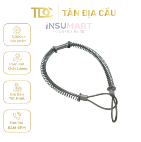 Dây Neo Cáp Thép Carbon Mạ Kẽm Whipcheck DIXON WB1, 3 x 515mm ( 1/8" x 20 1/4" )