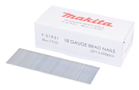 40mm Đinh Ghim 18GA Makita F-31931, 5000 Ghim/Hộp
