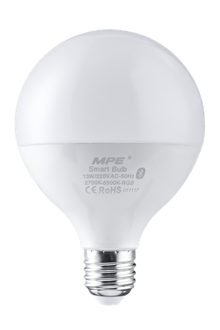 Bóng Đèn LED Thông Minh 13W 1200Lm 2700-6500K MPE LB-13/SM, 95×135mm, 1 Cái/Hộp 10 Cái/Thùng