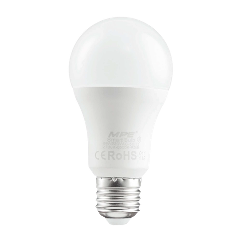 Bóng Đèn LED Thông Minh 9W 900Lm 2700-6500K MPE LB-9/SM, 60×118mm, 1 Cái/Hộp 10 Cái/Thùng