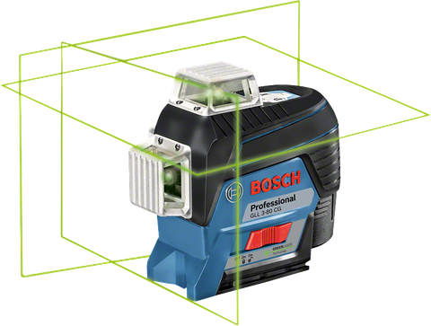 Máy Cân Mực Laser Tia Xanh BOSCH GLL 3-80 CG/ 0601063U80