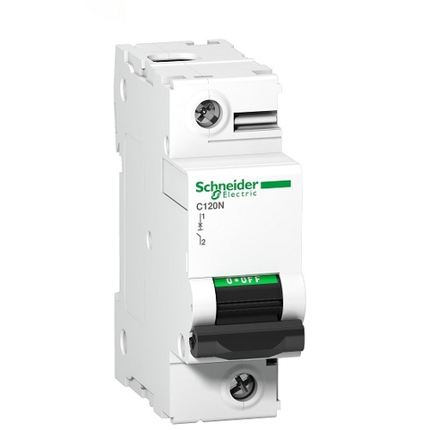 C120H C Curve 1P 230V 125A 15kA Schneider A9N18448