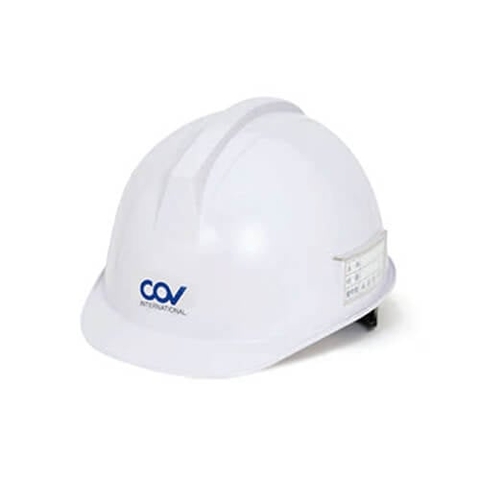 Nón Bảo Hộ Hàn Quốc COV HF005 E001 Khóa Vặn Lót Xốp 6 Chấu Dây Vải (Nhiều Màu: Trắng, Vàng, Xanh Lá, Xanh Dương, Đỏ)