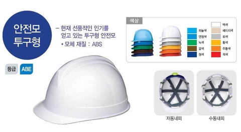 Mũ Bảo Hộ Lao Động Kukje Hàn Quốc, Xanh Dương, 62cm, 358g
