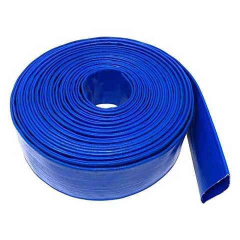 Ống Tấm Bạt Nhựa PE, Màu Xanh Bạc, Cốt Dù 5 Inch Dài 100m WADFOW