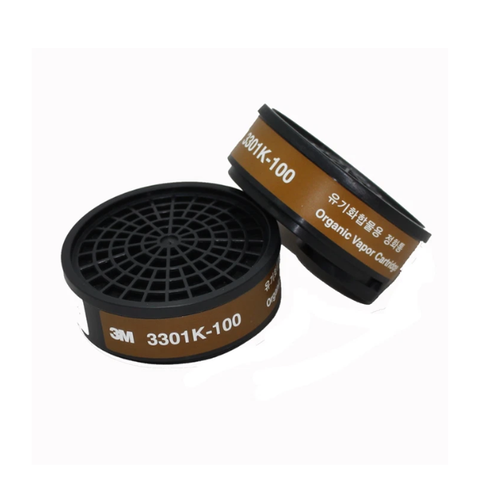 Phin Lọc Hơi Hữu Cơ, Vô Cơ Nồng Độ Thấp 3M 3301K-100, 10 Cái/Hộp