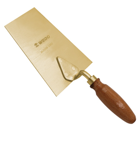 Trapezia Shovel Bricklayer's, AL215B-1002, Al-Br, 80x290mm, WEDO, Non-Sparking