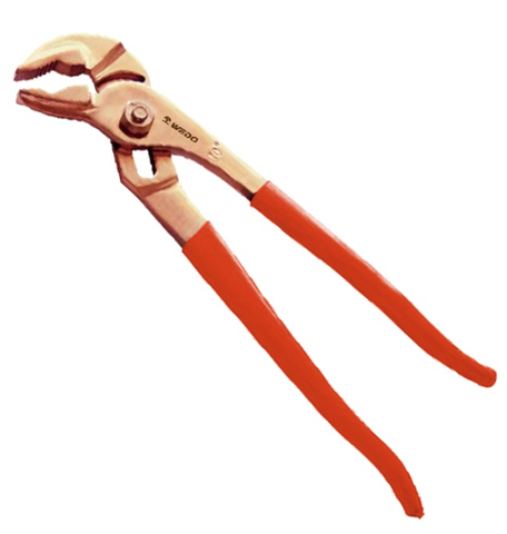 Pliers, Water Pump, WEDO, Non-Sparking, Be-Cu, BE252A Series, 250-300mm