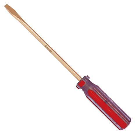 Slotted Screwdriver, WEDO, Non-Sparking, Be-Cu, BE263 Series, 50x3mm-350x11mm