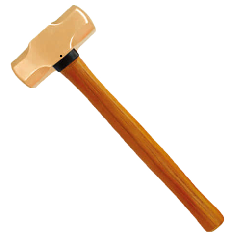 Hammer, Sledge With Hickory Handle, WEDO, Non-Sparking, Be-Cu, BE191G Series, 450-9900g