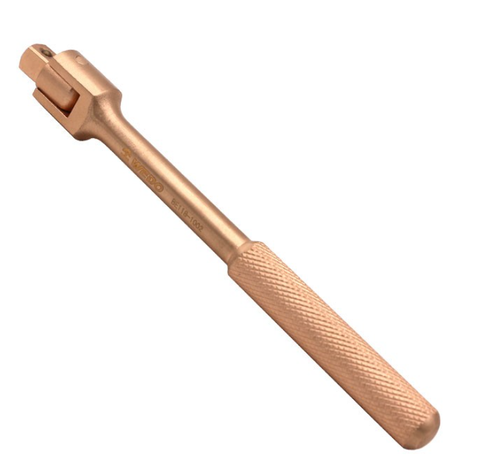 Hinged Handle, WEDO, Non-Sparking, Be-Cu, BE118 Series, 3/8