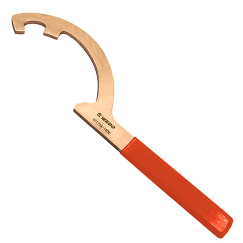 Wrench, Hook, BE173A-1002, Be-Cu, 280mm, WEDO, Non-Sparking