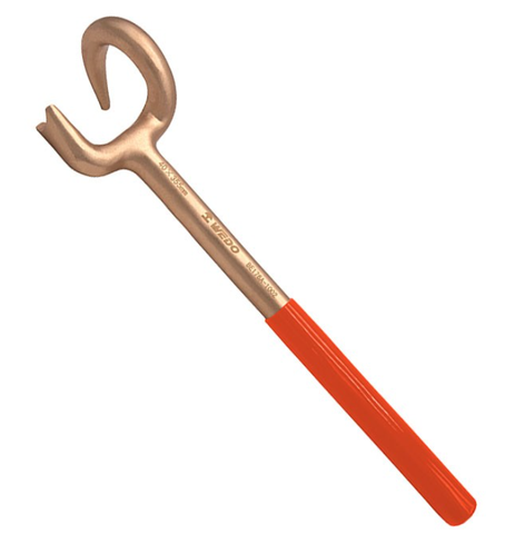 Valve Spanner, BE176A-1002, Be-Cu, 40x355mm, WEDO, Non-Sparking