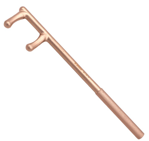 Valve Handle, WEDO, Non-Sparking, Be-Cu, BE174B Series, 30x200mm-100x1000mm