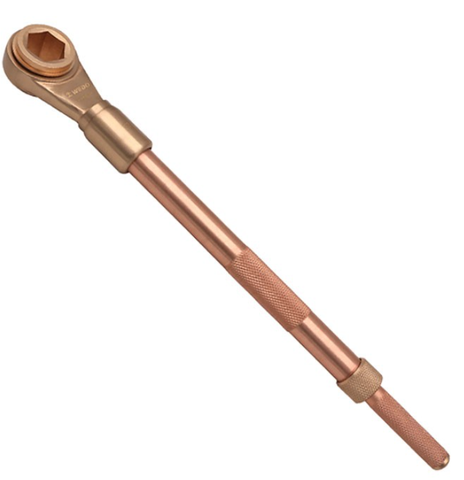 Ratchet Wrench, WEDO, Non-Sparking, Be-Cu, BE180B Series, 22mm-41mm