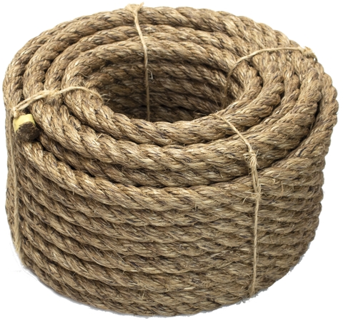 Dây Thừng Manila (Manila Rope), 3 Tao, 20mm x 200m ( 13/16" x 600 ft ), IMPA 210108