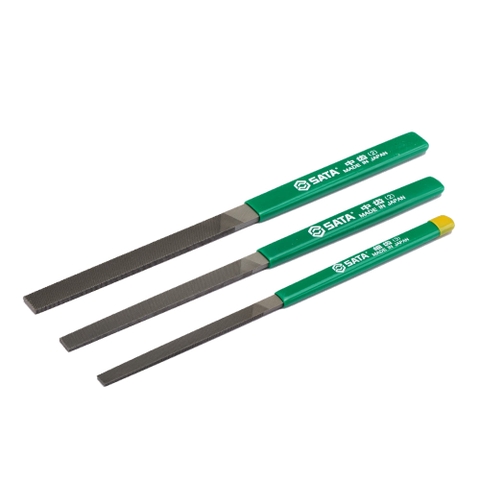 Bộ Dũa Phẳng Mini 3 Chi Tiết Thép Hợp Kim SATA 03904