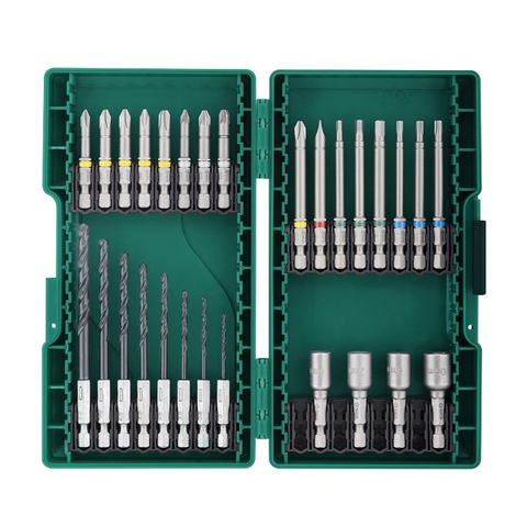 Bộ Phụ Kiện Mũi Vít 44 Chi Tiết Thép CR-V SATA 09337