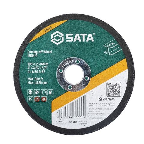 105×1.2×16mm Lưỡi Cắt Kim Loại  SATA 55040