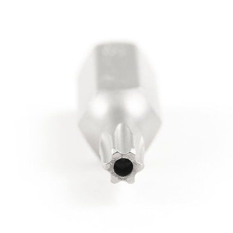 T50 x 30mm Bộ 5 Đầu Lục Giác Sao Có Lỗ Tròn Thép S2 Mạ Niken SATA 59459