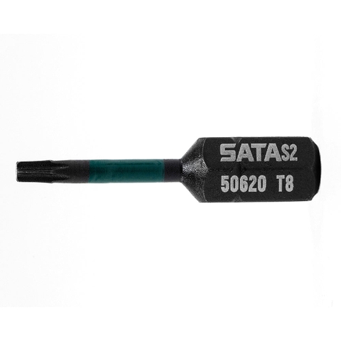 T10 x 29mm Bộ 10 Mũi Bắn Vít Đầu Sao Chuôi Lục Giác SATA 59622
