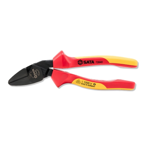 7" Kìm Cắt Cạnh Cách Điện VDE Cổ Nghiêng Dòng G SATA 72640