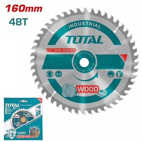 Lưỡi Cưa Gỗ TCT 160mm 48 Total