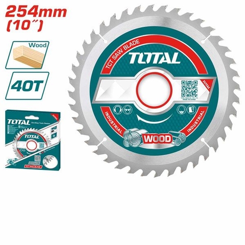 Lưỡi Cưa Gỗ TCT 254mm 40T Total