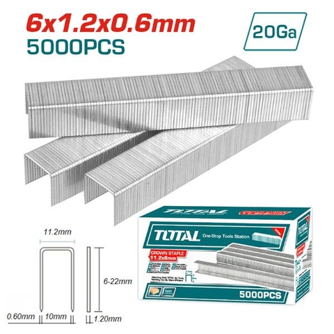 Đinh J10 Chữ U 6mm Total