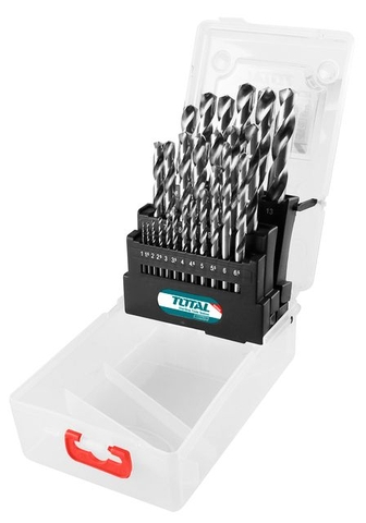 Bộ Mũi Khoan Kim Loại M2 HSS 25 Mũi Từ 1-13mm Total