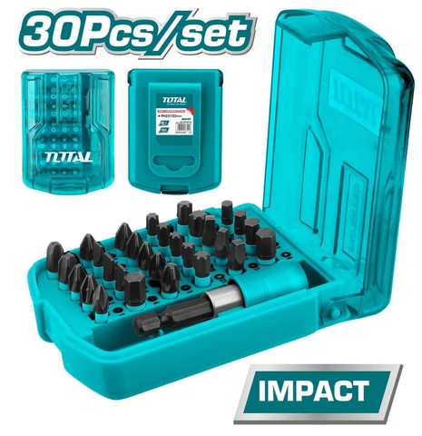 Bộ 30 Mũi Bắt Vít Đa Năng 25mm Total TACSD18306