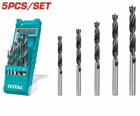 Bộ 5 Mũi Khoan Gỗ Total TACSD7056