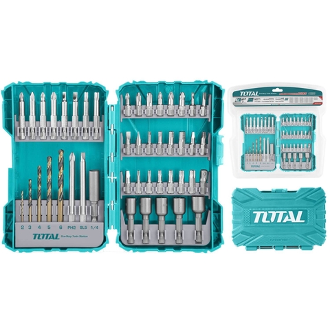 Bộ 45 Mũi Siết Vít Xoắn Total TACSDL24501