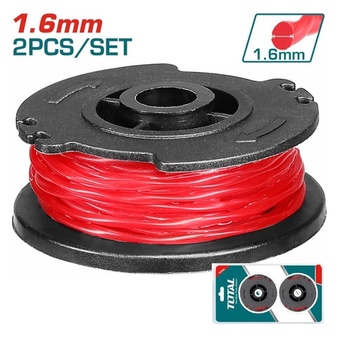 Bộ 2 Cuộn Dây Cước Cắt Cỏ 1.6mm Total
